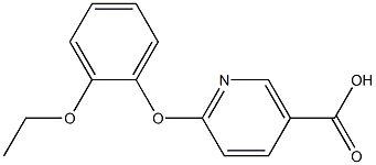 6-(2-ethoxyphenoxy)nicotinic acid,,结构式