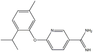 6-(2-isopropyl-5-methylphenoxy)pyridine-3-carboximidamide|