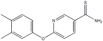 6-(3,4-dimethylphenoxy)pyridine-3-carbothioamide