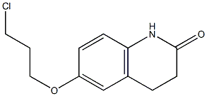 6-(3-chloropropoxy)-3,4-dihydroquinolin-2(1H)-one,,结构式