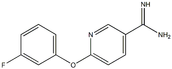  6-(3-fluorophenoxy)pyridine-3-carboximidamide