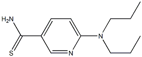 6-(dipropylamino)pyridine-3-carbothioamide,,结构式