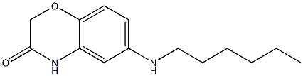  6-(hexylamino)-3,4-dihydro-2H-1,4-benzoxazin-3-one