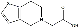 6,7-dihydrothieno[3,2-c]pyridin-5(4H)-ylacetic acid Structure