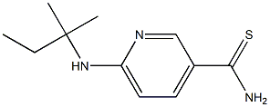 6-[(1,1-dimethylpropyl)amino]pyridine-3-carbothioamide Struktur