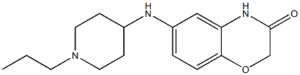 6-[(1-propylpiperidin-4-yl)amino]-3,4-dihydro-2H-1,4-benzoxazin-3-one