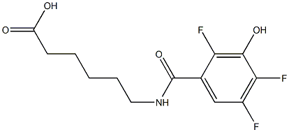 6-[(2,4,5-trifluoro-3-hydroxyphenyl)formamido]hexanoic acid