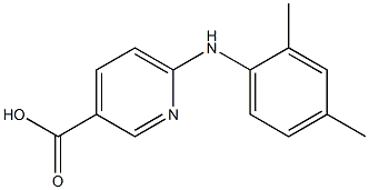 6-[(2,4-dimethylphenyl)amino]pyridine-3-carboxylic acid|