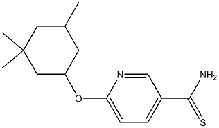 6-[(3,3,5-trimethylcyclohexyl)oxy]pyridine-3-carbothioamide