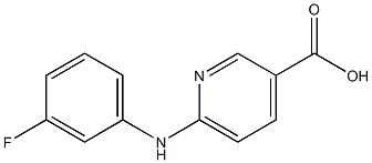 6-[(3-fluorophenyl)amino]pyridine-3-carboxylic acid Structure