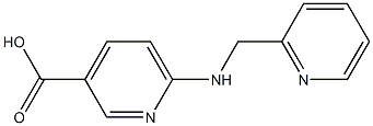 6-[(pyridin-2-ylmethyl)amino]pyridine-3-carboxylic acid 化学構造式