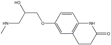 6-[2-hydroxy-3-(methylamino)propoxy]-1,2,3,4-tetrahydroquinolin-2-one