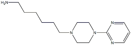 6-[4-(pyrimidin-2-yl)piperazin-1-yl]hexan-1-amine Structure