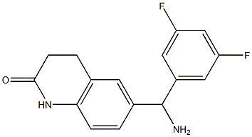  6-[amino(3,5-difluorophenyl)methyl]-1,2,3,4-tetrahydroquinolin-2-one