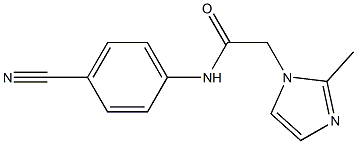 N-(4-cyanophenyl)-2-(2-methyl-1H-imidazol-1-yl)acetamide