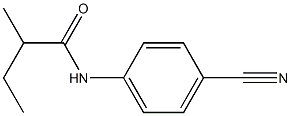 N-(4-cyanophenyl)-2-methylbutanamide Structure