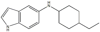 N-(4-ethylcyclohexyl)-1H-indol-5-amine 化学構造式
