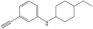 N-(4-ethylcyclohexyl)-3-ethynylaniline Structure