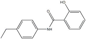 N-(4-ethylphenyl)-2-hydroxybenzamide Structure