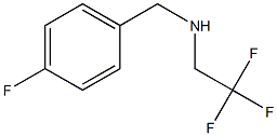 N-(4-fluorobenzyl)-N-(2,2,2-trifluoroethyl)amine 化学構造式