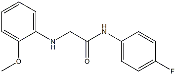 N-(4-fluorophenyl)-2-[(2-methoxyphenyl)amino]acetamide