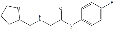 N-(4-fluorophenyl)-2-[(oxolan-2-ylmethyl)amino]acetamide|