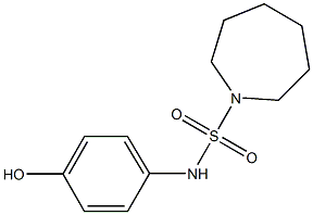 N-(4-hydroxyphenyl)azepane-1-sulfonamide