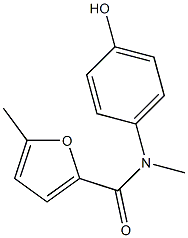 N-(4-hydroxyphenyl)-N,5-dimethylfuran-2-carboxamide Structure