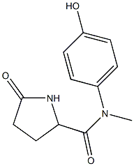 N-(4-hydroxyphenyl)-N-methyl-5-oxopyrrolidine-2-carboxamide Structure