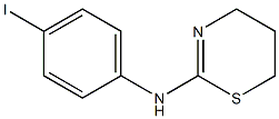 N-(4-iodophenyl)-5,6-dihydro-4H-1,3-thiazin-2-amine 结构式