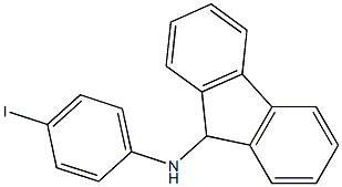 N-(4-iodophenyl)-9H-fluoren-9-amine,,结构式