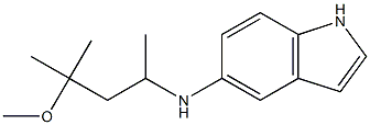 N-(4-methoxy-4-methylpentan-2-yl)-1H-indol-5-amine Structure