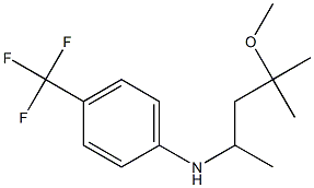  N-(4-methoxy-4-methylpentan-2-yl)-4-(trifluoromethyl)aniline