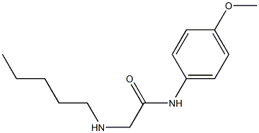 N-(4-methoxyphenyl)-2-(pentylamino)acetamide Structure