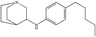 N-(4-pentylphenyl)-1-azabicyclo[2.2.2]octan-3-amine|