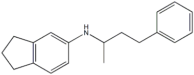 N-(4-phenylbutan-2-yl)-2,3-dihydro-1H-inden-5-amine Structure