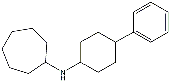 N-(4-phenylcyclohexyl)cycloheptanamine Structure