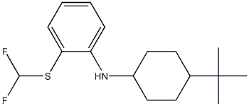 N-(4-tert-butylcyclohexyl)-2-[(difluoromethyl)sulfanyl]aniline