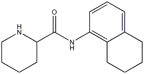 N-(5,6,7,8-tetrahydronaphthalen-1-yl)piperidine-2-carboxamide 结构式