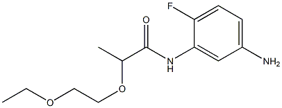 N-(5-amino-2-fluorophenyl)-2-(2-ethoxyethoxy)propanamide