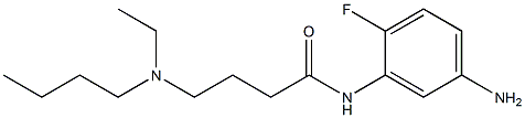 N-(5-amino-2-fluorophenyl)-4-[butyl(ethyl)amino]butanamide Structure