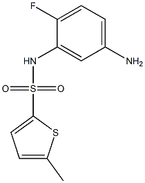 N-(5-amino-2-fluorophenyl)-5-methylthiophene-2-sulfonamide|