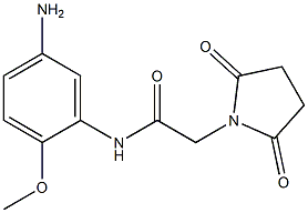 N-(5-amino-2-methoxyphenyl)-2-(2,5-dioxopyrrolidin-1-yl)acetamide