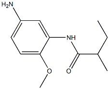 N-(5-amino-2-methoxyphenyl)-2-methylbutanamide 结构式