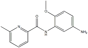 N-(5-amino-2-methoxyphenyl)-6-methylpyridine-2-carboxamide Struktur