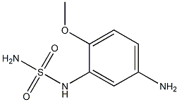 N-(5-amino-2-methoxyphenyl)sulfamide,,结构式
