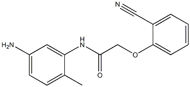 N-(5-amino-2-methylphenyl)-2-(2-cyanophenoxy)acetamide