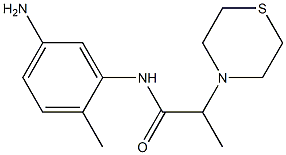  N-(5-amino-2-methylphenyl)-2-(thiomorpholin-4-yl)propanamide