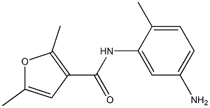 N-(5-amino-2-methylphenyl)-2,5-dimethyl-3-furamide Struktur