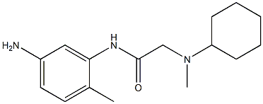 N-(5-amino-2-methylphenyl)-2-[cyclohexyl(methyl)amino]acetamide